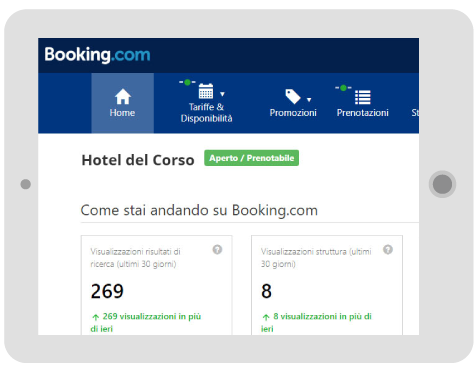 Booking extranet