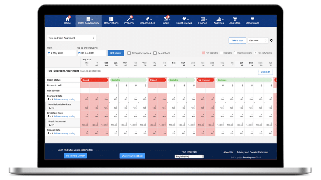 list_view risultati con rocket booking